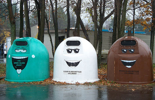 Contenedores de reciclaje de todo el mundo